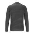 thumbnail image 4 of ZCFZJW Men's 1/4 Zip Turtleneck Sweater, Soft Ribbed Knitted Pullover with High Collar, Loose Fit Long Sleeve Casual Knit Sweatshirt Gray XXXXL, 4 of 5