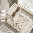 thumbnail image 3 of WRKEKC Clearance ‌Universal Knife Rack with Pot Lid & Chopping Board Storage‌ - Multifunctional Kitchen Organizer, Made of PET + PP Material, Transparent Design, Keeps Kitchen Tools Neat & Accessible, 3 of 8
