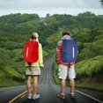 thumbnail image 5 of SHAR Rain Cover Backpack Waterproof Rain Cover Satchels with Reflective Stripe Adjustment Buckle -XS- (15L-25L), Dark Blue + Red, 5 of 5