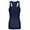 2PK: NAVY/BURGUNDY, variant on Women & Plus Solid Ribbed Knit Stretch Workout Racerback Tank Top (4PK: BLACK/CHARCOAL/H GREY/WHITE, Small)