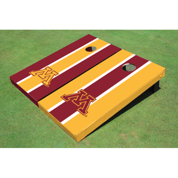University of Minnesota Alternating Long Stripe Cornhole Boards