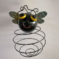 Ycandiee Solar-Powered Hanging Bee Light, Lighted Outdoor Display - Solar Powered Hanging Bee Decor with Bouncy Springs - Outdoor Hanging Solar Lights for Christmas Garden, Yard, Patio, Porch