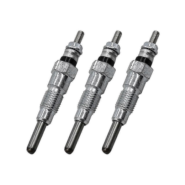 3 unidades 15951-65510 1595165510 15951-65512 Calentador de motor Bujías incandescentes de 10 mm para motores D650 D750 D850 D95