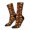2 Black-2, variant on Thanksgiving Turkey Print Adult Socks for Men & Women,Calf Socks, Ankle Socks,Boots Socks,Breathable Casual Sock,Unisex Crew Socks