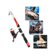 thumbnail image 4 of Kit Completo De Pesca  Bloosom Lixada Con 2 Cañas Telescópicas Multicolor, 4 of 4