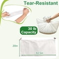 thumbnail image 4 of 25 count Large Elastic Litter Box Liners for   Litter Boxes and for Catit  Hooded  Litter Pan, 2 MIL Super -Resistant &  Disposable Bags, 30 lb Capacity, 42" x 20", 4 of 5