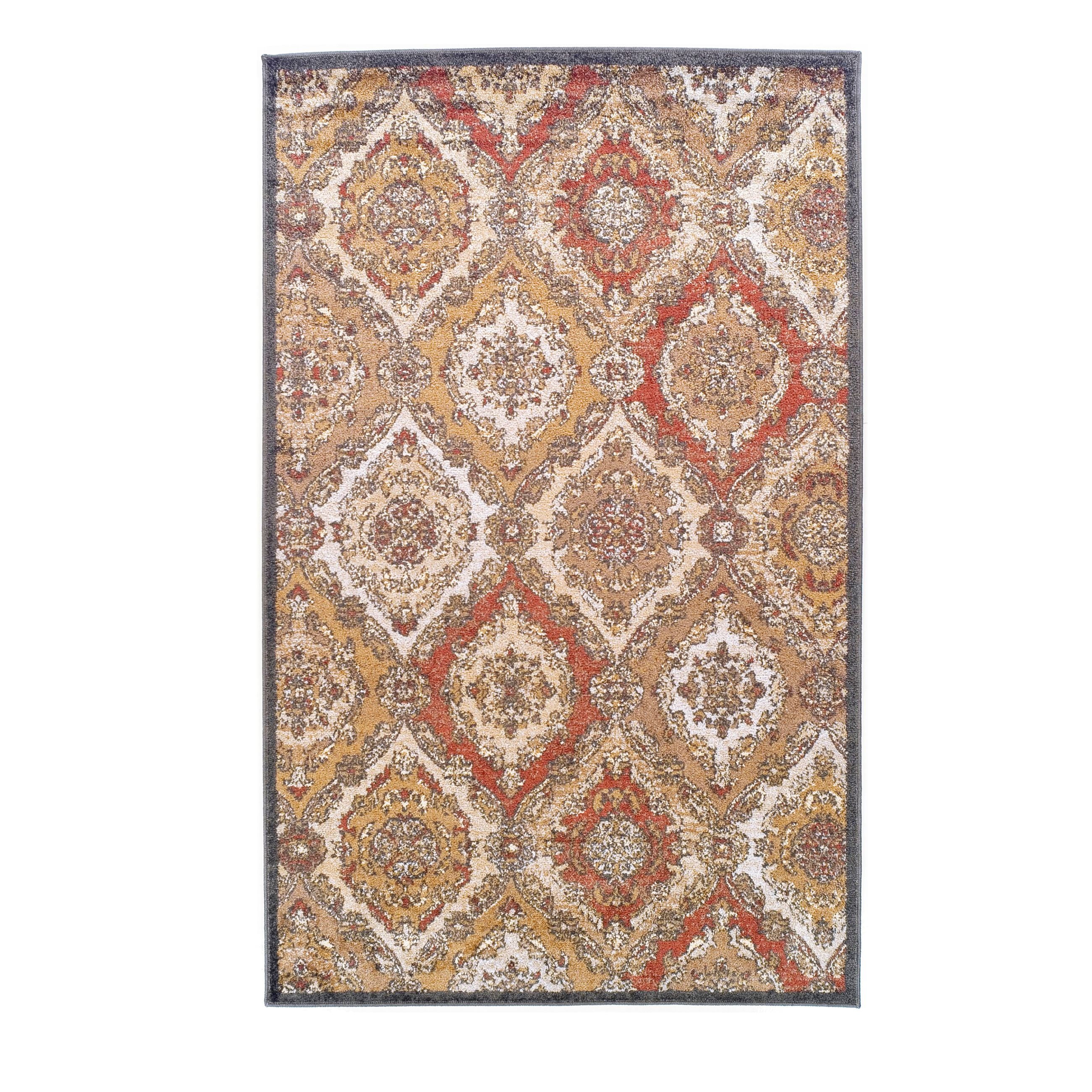 Superior Hayden Geometric Rustic Indoor Area Rug, 8'x 10', Cream