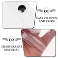 thumbnail image 3 of Raindrops purse outdoor coin pouch Coin Purse Transparent PVC Compact 1Pcs, 3 of 8