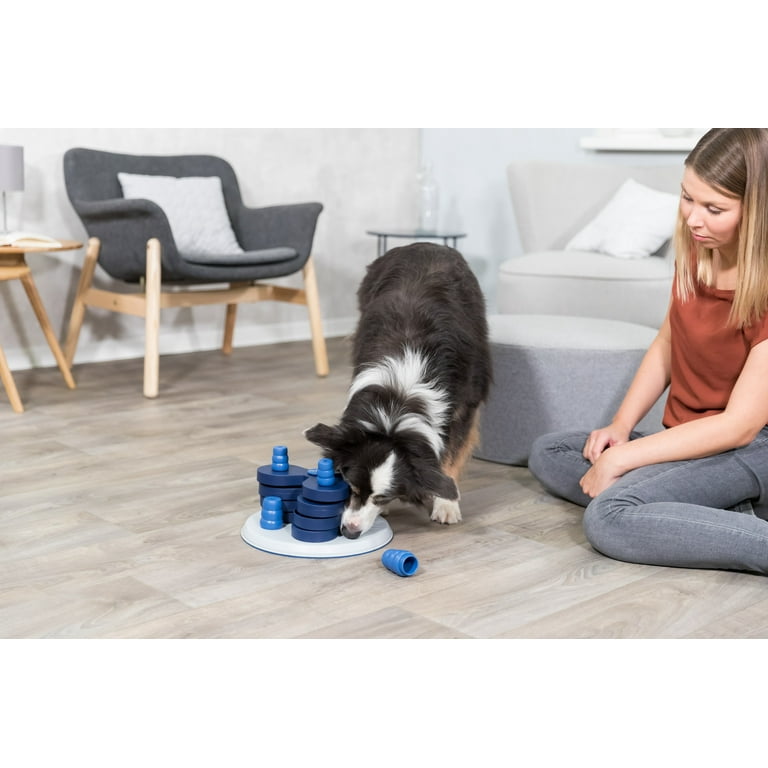 TRIXIE Dog Activity Solitaire Game, Level 1, Dog Puzzle, Treat Dispenser