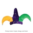 thumbnail image 6 of 6 Pack Beistle Mardi Gras Plush Jester Hat, 6 of 8