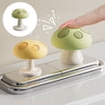 thumbnail image 2 of Silicone Toilet Flush Button Mushroom Theme Bathroom Accessory Simple Setup Toilet Flush Presser For Nails Friendly, 2 of 8
