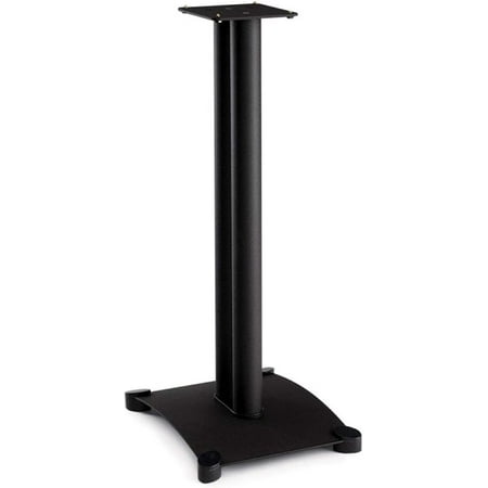Sanus - Steel Foundations Series Bookshelf Speaker Stands (Pair) - Black