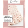 thumbnail image 4 of Jessica Simpson Baby Girls' Pants Set - 2 Piece Ruffle Bottom Blouse and Pants (0-24M), 4 of 7
