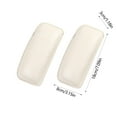 thumbnail image 3 of 2-Piece Car Knee Cushion Set, High-Density Sponge Pads for Leg and Back Support, Universal Fit Auto Interior Comfort Accessories(Beige), 3 of 6