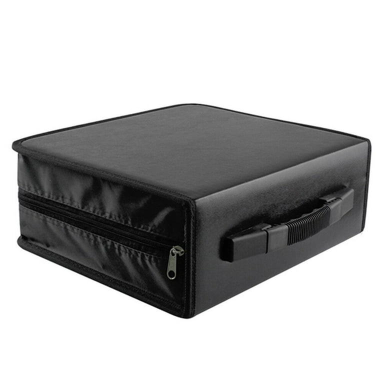 Bestonzon 288 Disc CD DVD Case Storage Bag Album Holder Box Cover Carrying Organizer Disc Storage Wallets, Size: 315