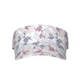 thumbnail image 2 of Kdxio Lilies Flowers Print Sun Visor Hat Golf Visor Adjustable Velcro Outdoor Sports Cap for Men Women, 2 of 7
