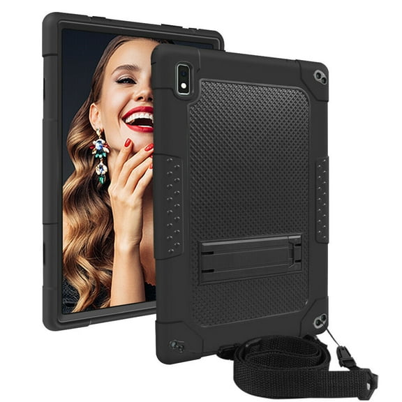 FIEWESEY for Vastking KingPad K10 Pro Case,Heavy-Duty Shock-Resistant Kids Friendly Rugged Hybrid Protective case for Vastking KingPad K10/KingPad K10 Pro/KingPad Z10 Tablet (Black/Black)