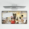 thumbnail image 4 of Happy New Year 2026 Bernese Mountain Dog Santa Gnome Holiday Party Snow Desk Mat Full Keyboard Mouse Pad Berner Lover Gifts Large Mousepad - 13019, 4 of 5