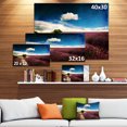 thumbnail image 3 of Lavender Field with Dramatic Blue Sky - Large Landscape Canvas Art, 3 of 4