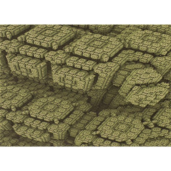 Ahgly Company Machine Washable Indoor Rectangle Transitional Chocolate Brown Area Rugs, 2' x 4'