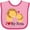 Pink and Fuchsia, variant on Inktastic I Love My Nona Boys or Girls Baby Bib