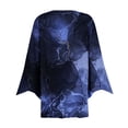 thumbnail image 4 of LOVZFMLL Cardigan pour Femmes, Mode, Manches Trois-Quarts, Imprimé, avec Boutons, 4 of 6