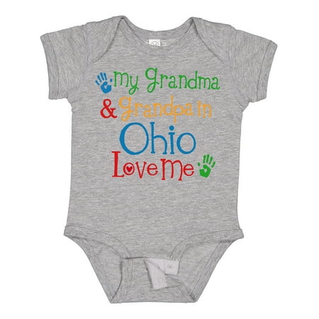 

Inktastic Ohio Grandma Loves Me Gift Baby Boy or Baby Girl Bodysuit