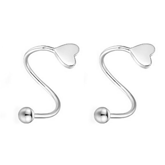 Tiny Silver Wrap Cuff Earring for Women Twist Minimalist Crawler Cartilage Hoop Ear Climber Piercing Earring Gift