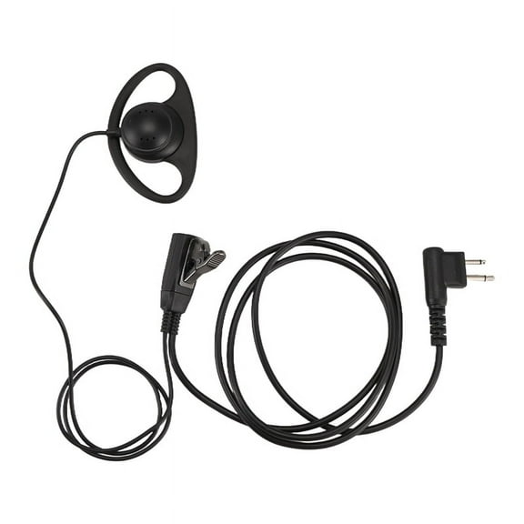 2 Pin Advanced D Shape Clip-Ear Ptt Headset Earpiece Mic 2 Way Radios GP88S GP300 GP68 GP2000 GP88 GP3188 CP040 CP1200 A8 A6 A10 A12