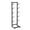 single-side, variant on Flylapdo Cold-Rolled Snowboard Rack 1-Side 5-Tier Vertical Skateboard Organizer, 43.3x11.8 Inch Board Display Rack for Surf/Skate/Snow Equipment