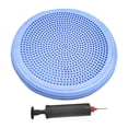 thumbnail image 3 of Colchoneta de equilibrio inflable con asiento de movimiento y almohadilla plana gruesa para adultos, ejercicio en casa Azul, 3 of 8