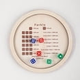 thumbnail image 2 of 1 Wooden Farkle Dice Game Tray with 6 Dice - Creative Tabletop Game, Ideal for Teens, Family Gatherings, And Travel, OH00028, 2 of 5