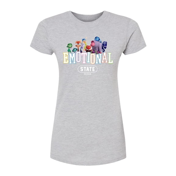 Inside Out 2 - Emotional State - Juniors Fitted Short Sleeve Graohic T-Shirt