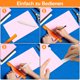 thumbnail image 4 of Apuakthei Carpeta de Huesos de Papel Carpeta de Huesos, Juego de Plegado de Papel de plástico Carpeta de Huesos con Pluma Plegable para Manualidades de Papel Fabricación de Tarjetas Procesamiento de, 4 of 7