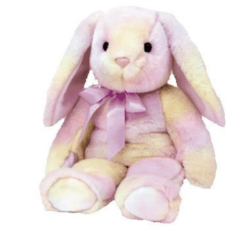 rainbow bunny beanie baby