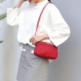thumbnail image 4 of Flmtop Women Solid Color Waterproof Zipper Small Clutch Crossbody Shoulder Nylon Bag, 4 of 10