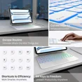 thumbnail image 5 of Magic Wireless Keyboard Case for iPad Pro 13 inch M4 2024, Magic Keyboard with 11 Colors Backlight, Pencil Holder,Multi-Touch Trackpad, Easy-Set Magnetic Stand, 5 of 7