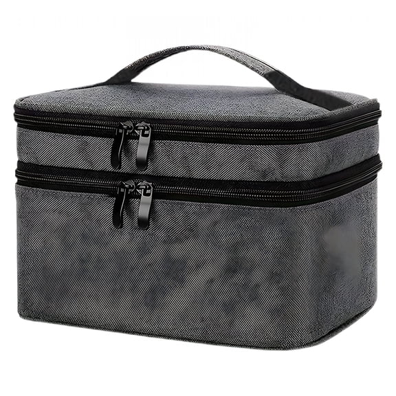 GASTROPOD Portable Medicine Organizer Bag - Large Capacity Travel Toiletry Bag with Mesh Pockets & Removable Dividers for Bottles,Pills,First Aid Supplies