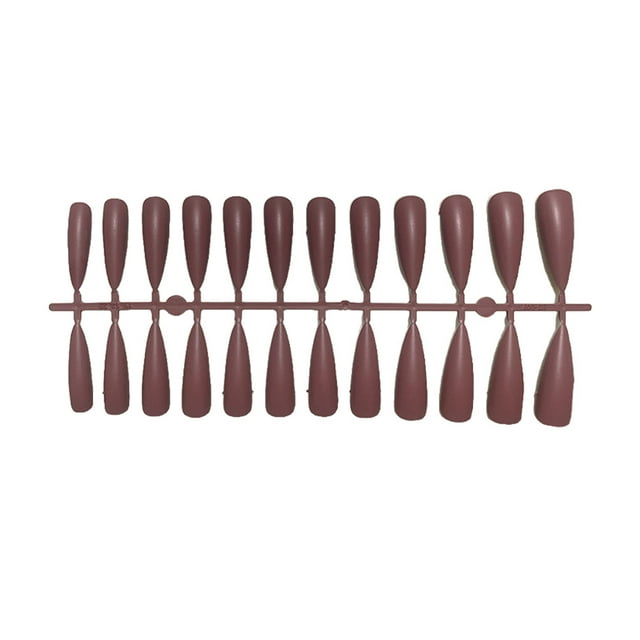 Nail Enhancement Tablets Chic Dot Design Not Susceptible to Allergies Frosted Texture Fake Fingernail Charming Manicure Tips Type 1