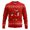 00-Red1236, variant on XIAOCHA Men's Crew Neck Sweatshirt Funny Santa Graphic Print Holiday Winter Pullover Top, Grey, Sizes L