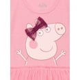 thumbnail image 5 of Peppa Pig Toddler Girls Graphic Tutu Dress with Short Sleeves, Sizes 12M- 5T, 5 of 7