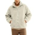 thumbnail image 3 of RXMEKW Mens Long Sleeve, Child-Sized Jacket with Zipper, Kangaroo Pocket, and Fleece Lining, 3 of 8