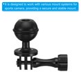 thumbnail image 4 of Unique Bargains Action Camera Ball Mount Adapter Rotating Ball Head Mount for Sports Camera Style 2, Black 1 Set, 4 of 5