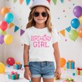 thumbnail image 2 of Toddler Girl's T Shirts Set Letter Graphic Tees Short Sleeve 0-24 Months 2t 3t 4t 5t 6t 7t Crew Neck Summer Tee Shirt Gibobby,5-6 Years,White, 2 of 4