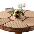thumbnail image 4 of Collections Etc Kitchen Table Placemat and Centerpiece Set - 7 Pc, Holiday Green, 4 of 5
