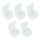 thumbnail image 2 of Contenedores de esponja transparentes pequeños con tapa, soportes transparentes, caja de soplo, accesorios para manualidades, almacenamiento de herramientas, 5 uds., 2 of 8