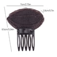 thumbnail image 2 of Weiqiqre Puff Pasted Insert Comb Non-marking Pad Hair Implement Bangs Heightening Pad Discount, 2 of 2