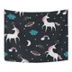 thumbnail image 2 of ABPHQTO Tapiz de unicornios y estrellas, decoración para colgar en la pared, decoración del hogar, sala de estar, dormitorio, 150x200 cm, 2 of 4