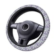 thumbnail image 6 of Lsque Lavender Flowers Ultra Soft Car Steering Wheel Cover for Women, Standard 15 inch Size for Truck Van SUV Auto, 6 of 8