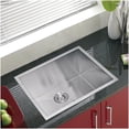 thumbnail image 2 of Water Creation 23" x 20" Undermount Stainless Steel Single Kitchen Sink in Gray, 2 of 3